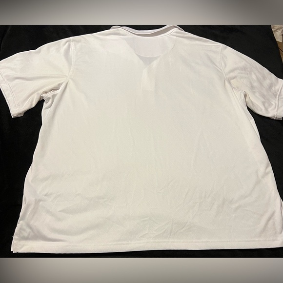 EUC Oxford Men's White Polyester Soft & Stretchy Shirt - Picture 4 of 6